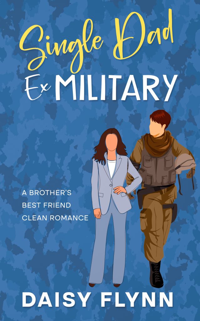 Single Dad Ex Military, clean romance by Daisy Flynn.