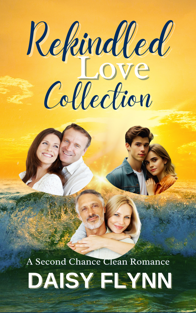 Rekindled Love Collection, three clean romances by Daisy Flynn.